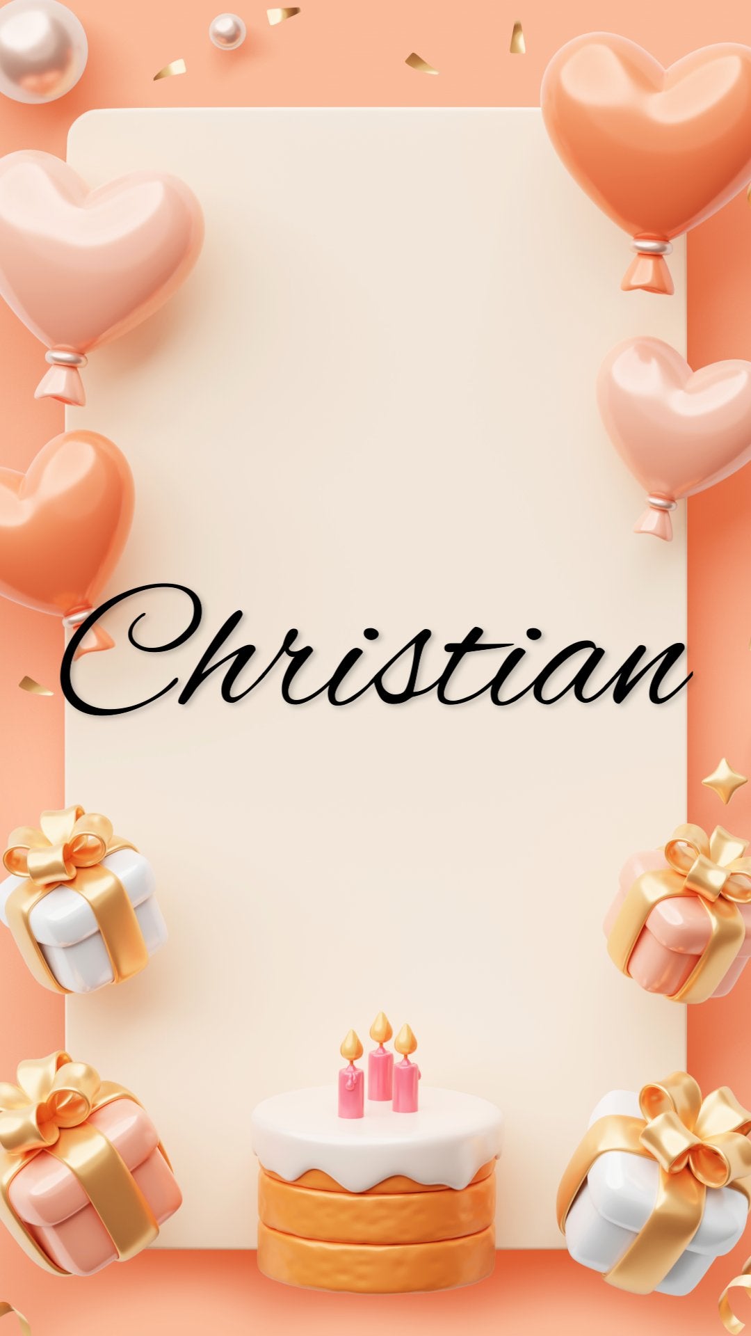 Christian - Geburtstagslied mit gesungen Namen