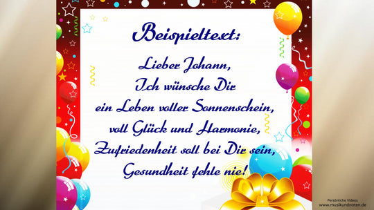 Zum Geburtstag viel Glück - Klarinette