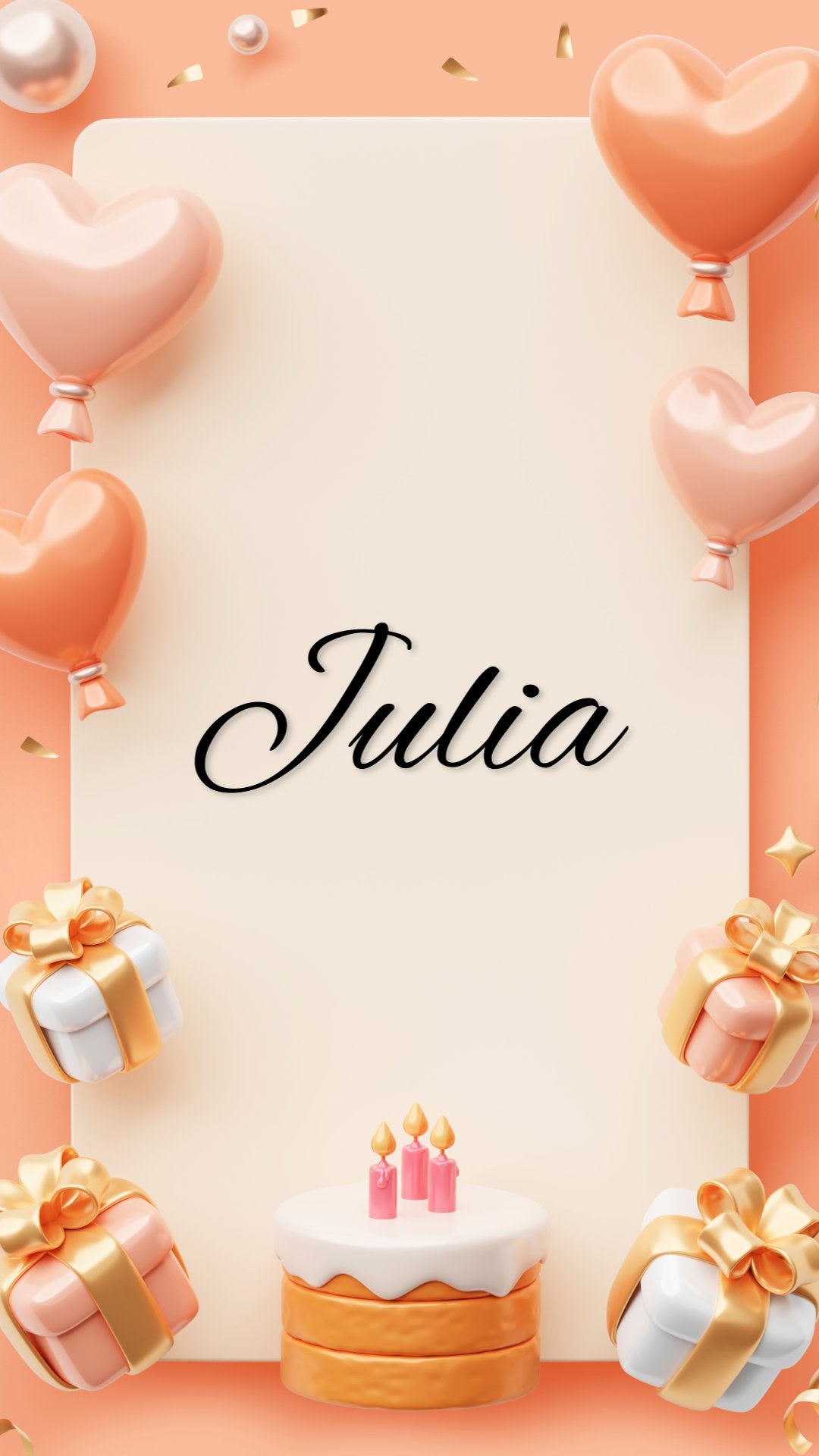 Julia - Zum Geburtstag viel Glück