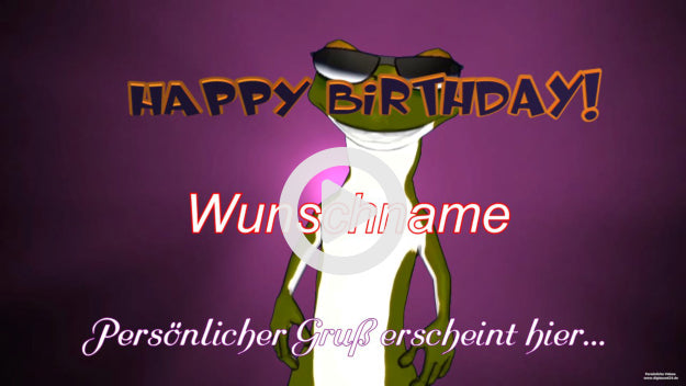 Lustiges Geburtstagsvideo