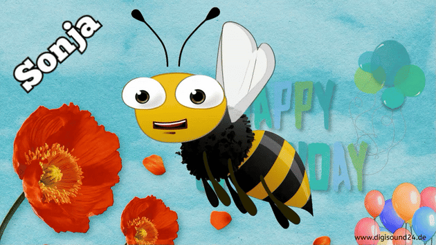 Sonja - Happy Birthday (Bienchen singt Happy Birthday)