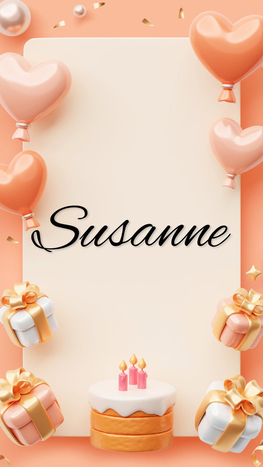 Geburtstagslied Susanne