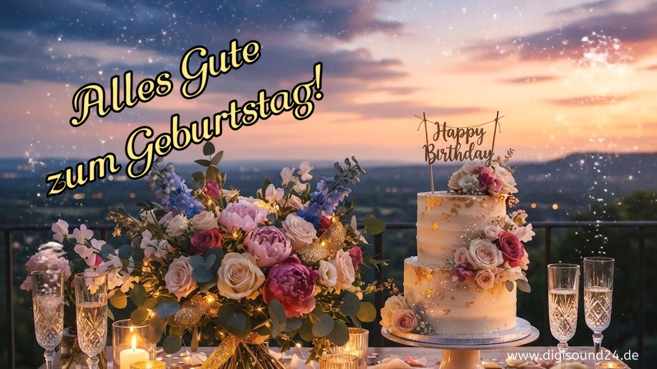 Geburtstagsvideo romantisch, Schlager
