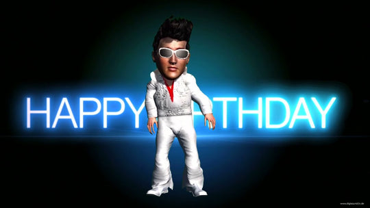 Elvis singt Happy Birthday