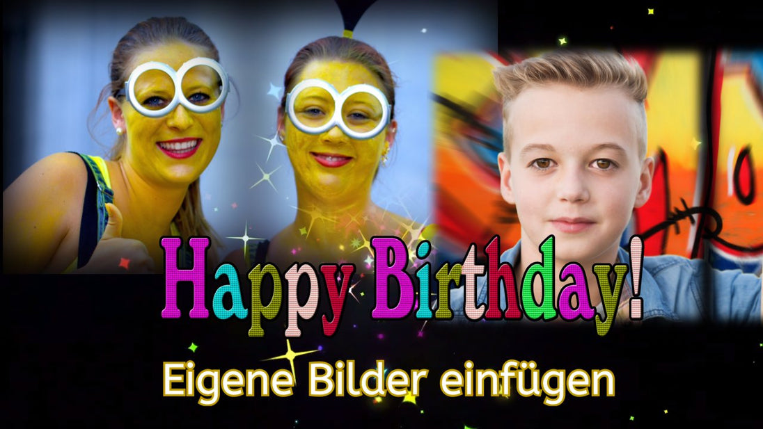 Fröhliches Geburtstagsvideo