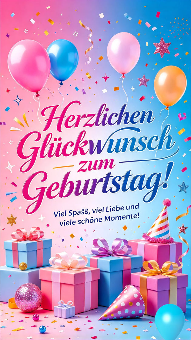 Fröhliches Geburtstagsvideo