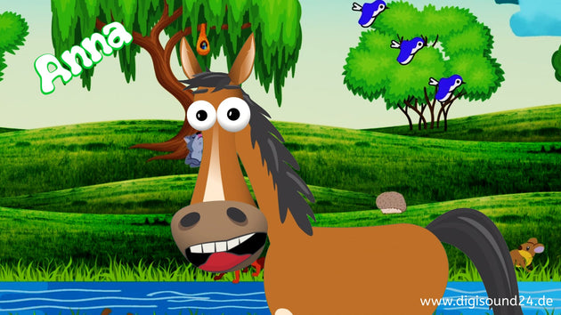 Geburtstagsvideo - Pferd singt lustiges Geburtstagsvideo