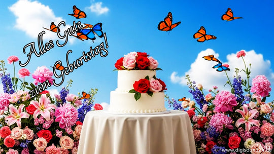 Romantische Geburtstagsgrüße für WhatsApp