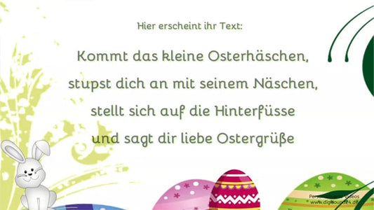 Ostern - Video Grußkarte