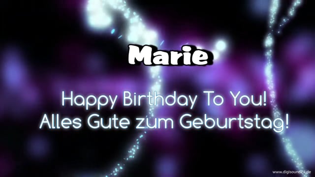 Geburtstagsvideo - Oh Happy Birthday to You  (Dance Pop)