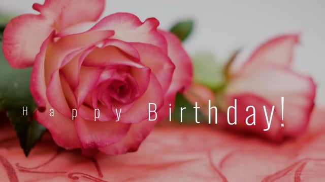 Geburtstagsvideo - Happy Birthday - Romantisch