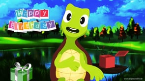 Geburtstagsvideo - Happy Birthday (Schildkröte)
