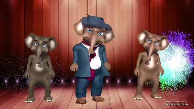 Geburtstagsvideo - Happy Birthday (60`s Elefant)